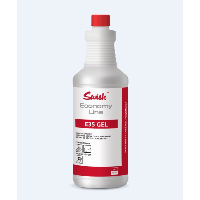 E35 Gel preparat do mycia sanitariatów  1 litr SWISH