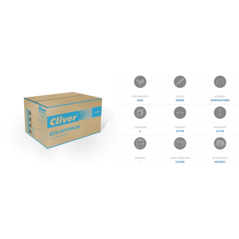 ZZ CLIVER ECO OPTIMUM 4000 - szary 2462