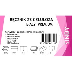 Ręcznik ZZ celuloza 2w 3000 21/23 Premium SINDY