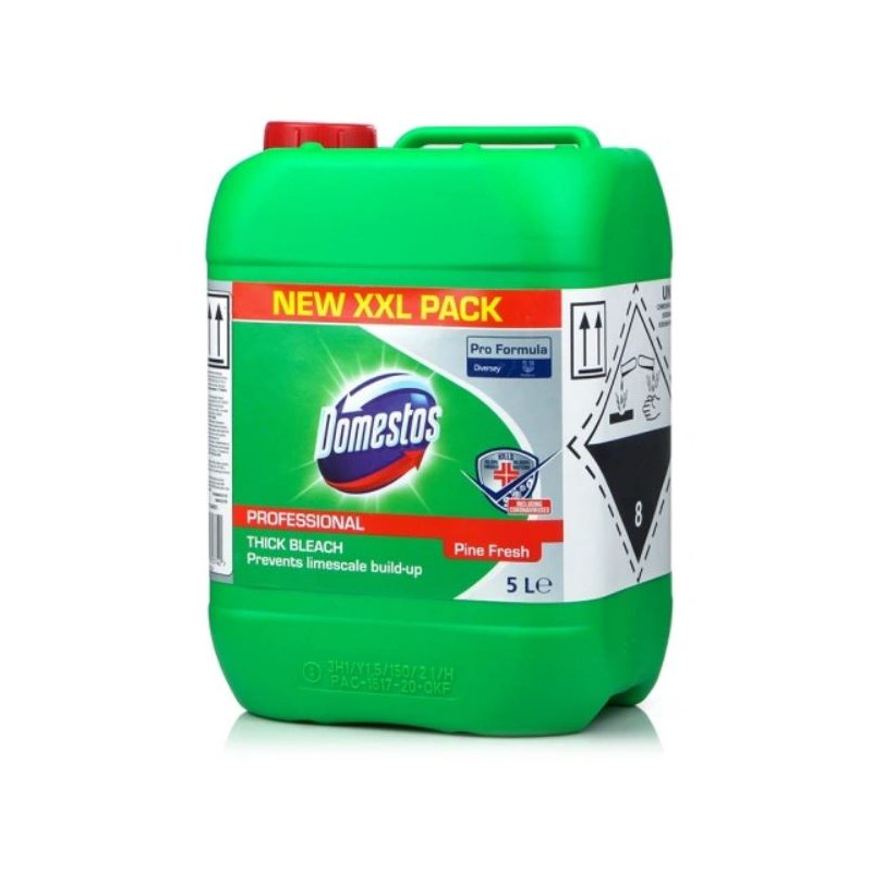 DOMESTOS 5L ŻEL DO WC TOALET DEZYNFEKUJĄCY LEŚNY PINE