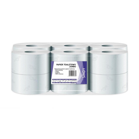 Papier toaletowy Jumbo celuloza 140m SINDY