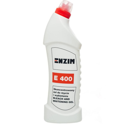 E 400 Skoncentrowany żel do mycia i wybielania sanitariatów BLEACH AND WHITENING GEL 0,75L