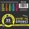 Worki na śmieci 35 litrów LDPE mocne