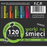 Worki na śmieci 120 litrów a25 LDPE mocne czarne